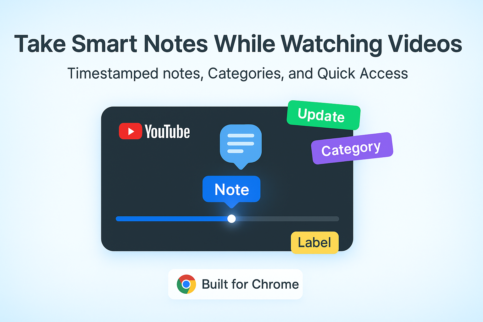 Video Notes Extension Screenshot
